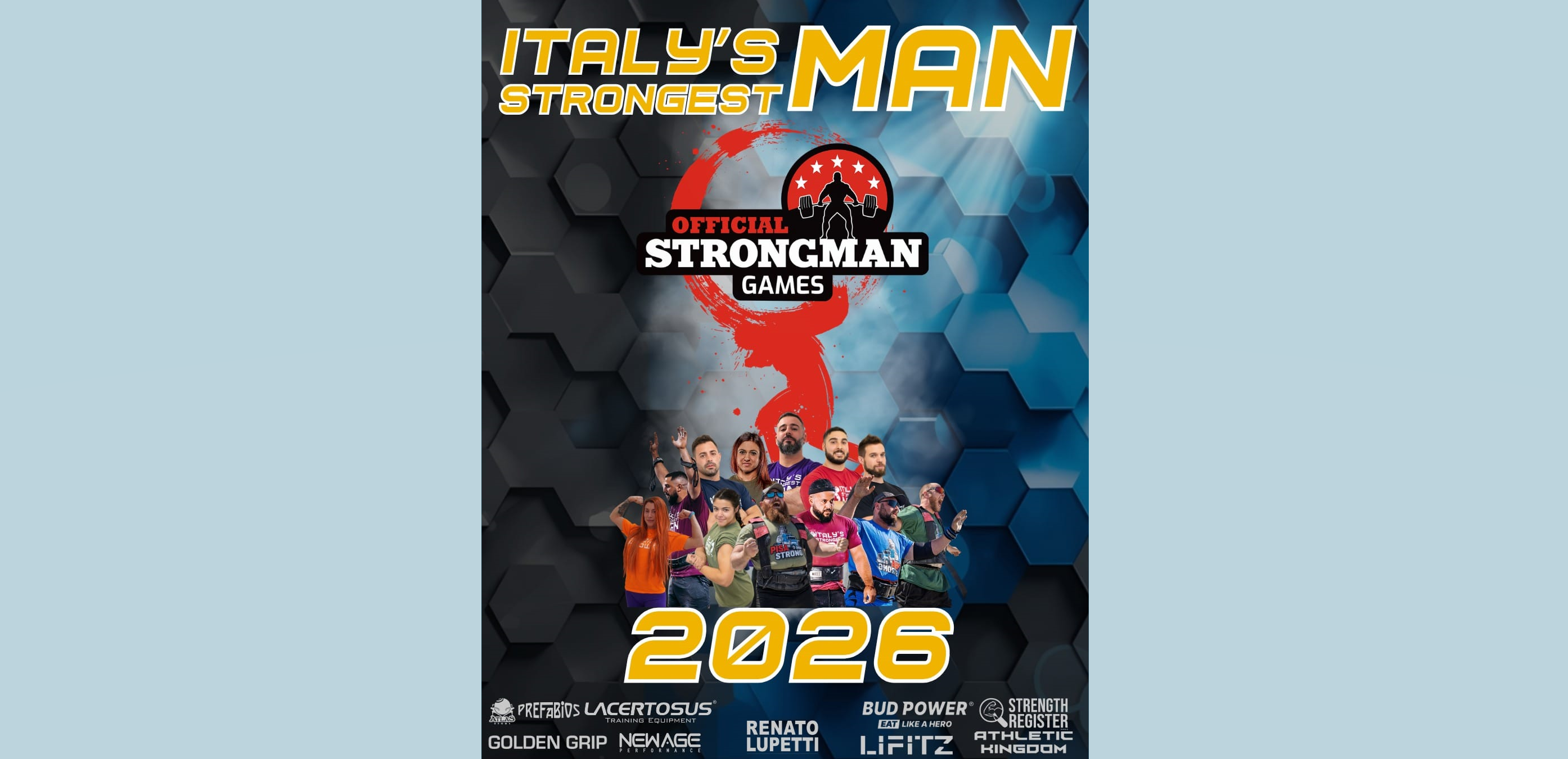 ITALY'S STRONGEST MAN 2026 - 17/10/2026 VICOPISANO (PI)